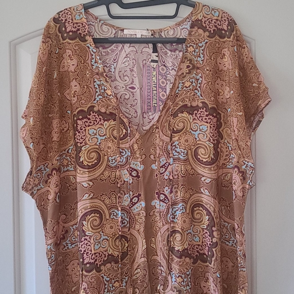 New Novella Royale Margot Caftan Rust Moroccan Sun - Picture 13 of 16